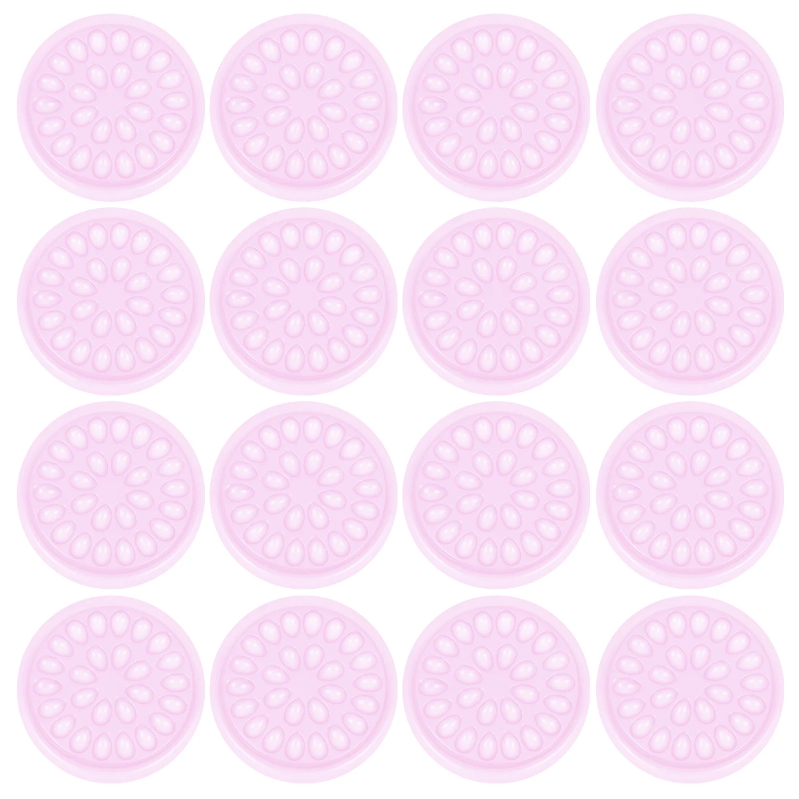 100 個のまつげエクステ用品非腐敗性 PVC グルーパッド安定したつけまつげ保持用初心者向け移植補助ツール