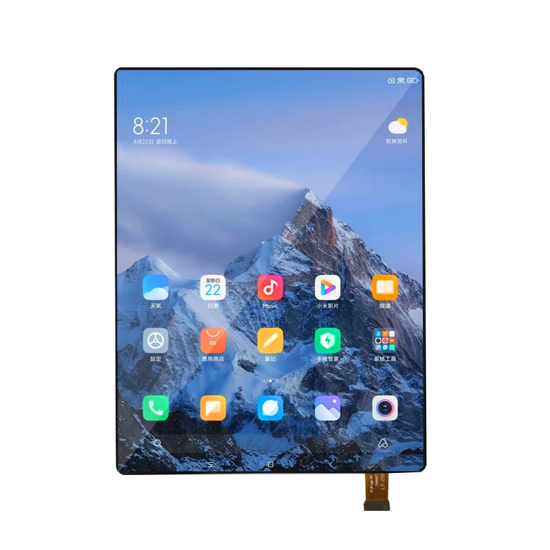 8Inch 4:3 Ultra Thin Oled Screen 2K QHD 60HZ 2480*1860 Resolution Mipi Amoled Display Module for Laptop Tablet Screen