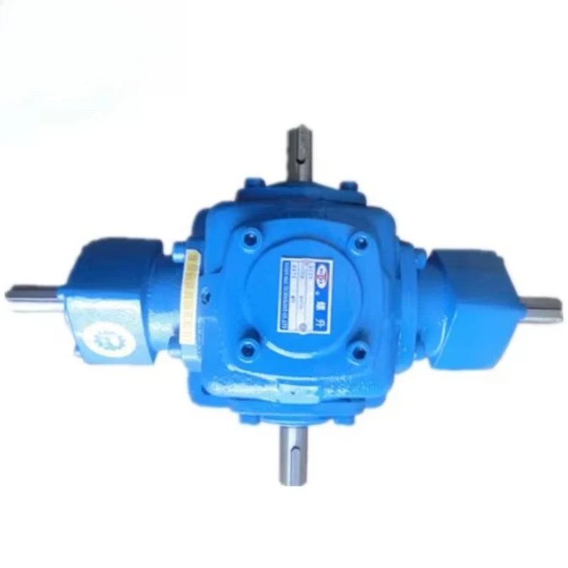 

High Efficiency Power Transmission Machine Steering 4 Way Bevel Gearbox
