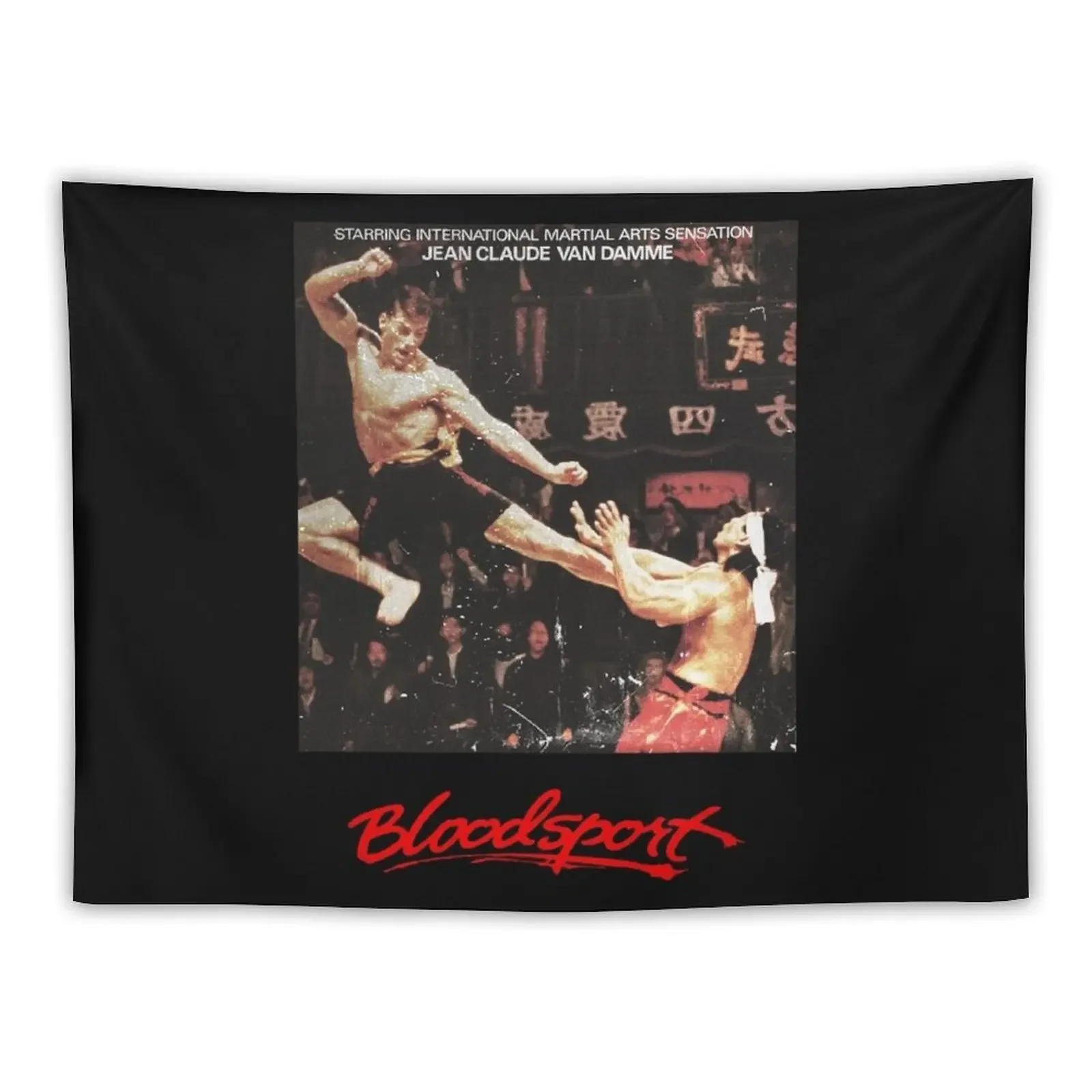 

Bloodsport Tapestry Room Decoration Accessories Wall Decor Hanging Decoration Bedroom Home Decorating Tapestry