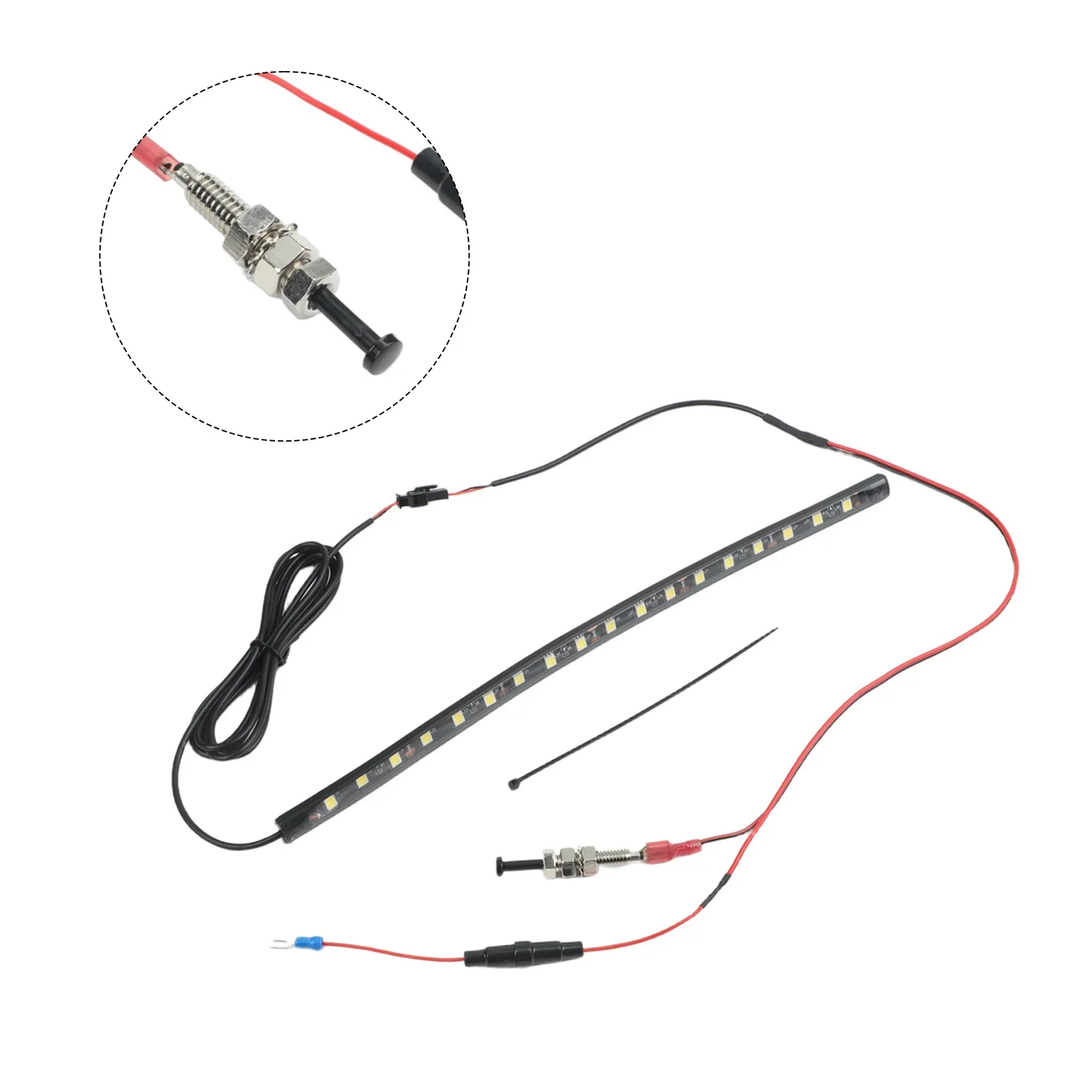 Under Hood Light Auto Repair Light Work In The Dark Black Flexible Light Easy To Remove High Universality Fitment