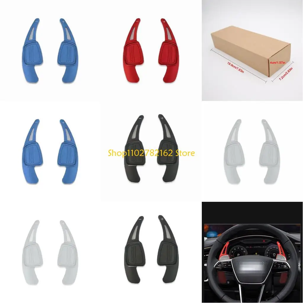 

547B For 19-21 A3L A4L A6L Metal Paddle Shift Extension Black Blue Red White
