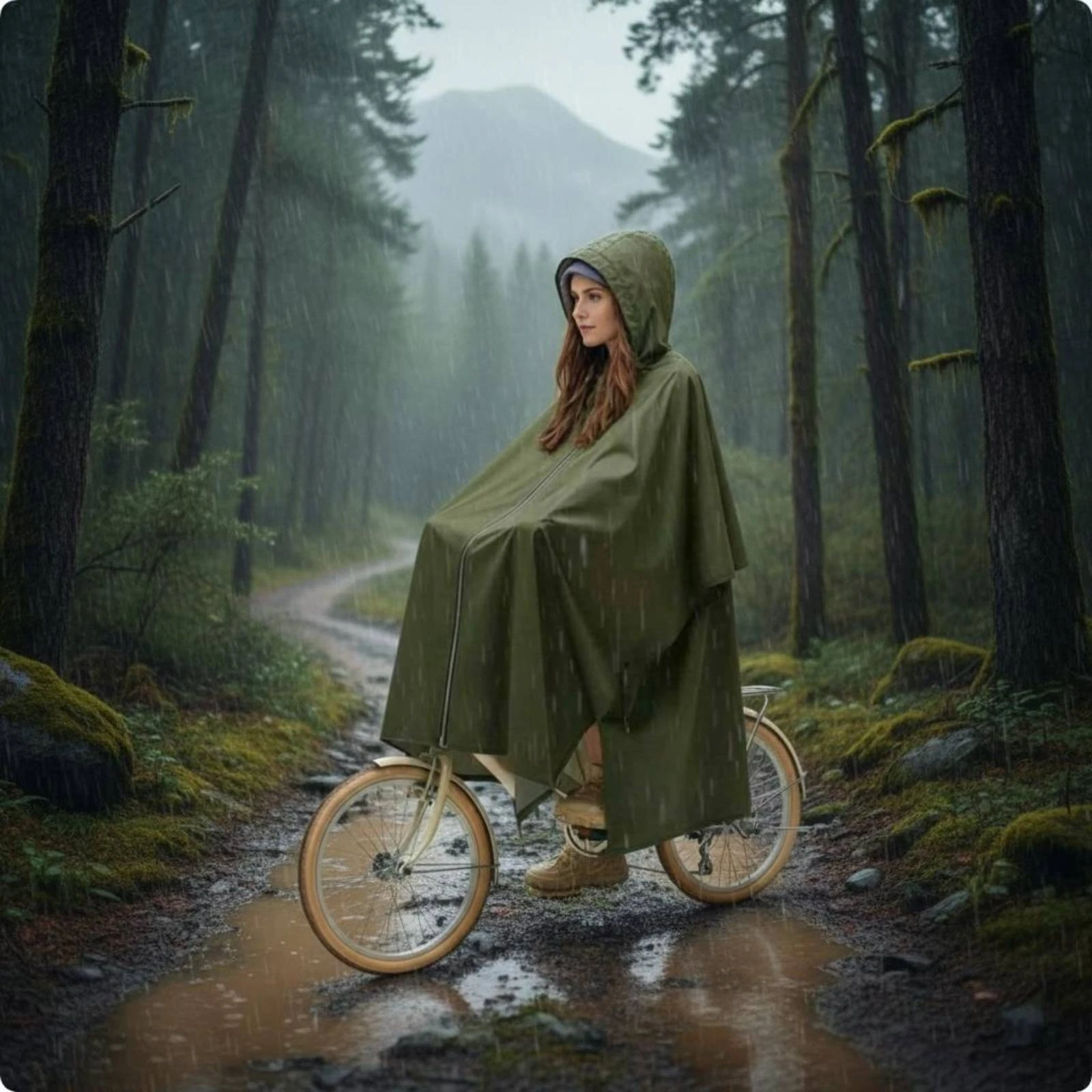 Camping Rain Poncho Portable H - Emergency Poncho Rain recension och pris