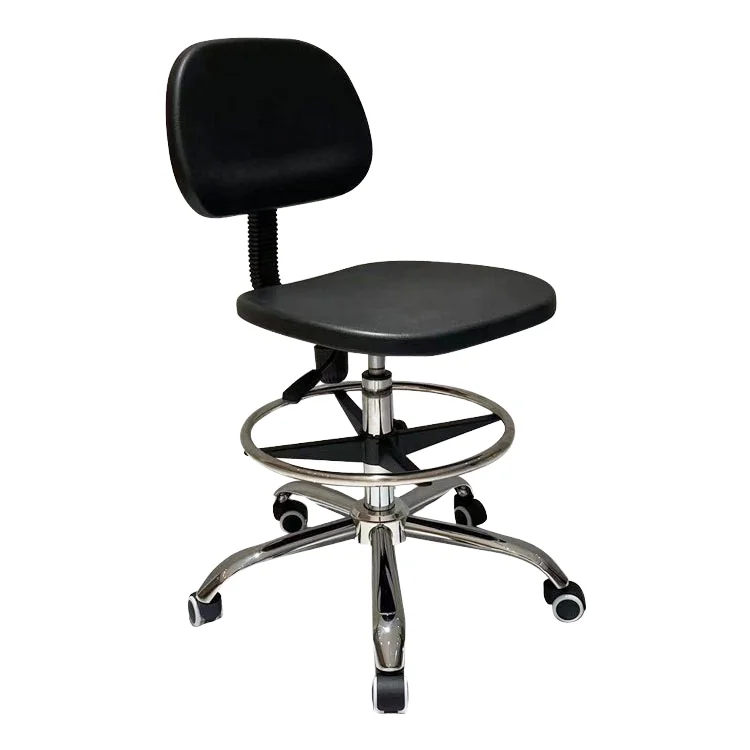 if-Wholesale AntiStatic Barstool Chair High Reclining Function Adjustable Metal Stool for Hospital Office Low-Cost Swivel Seat-