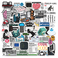 50PCS Computer Hacker Stickers