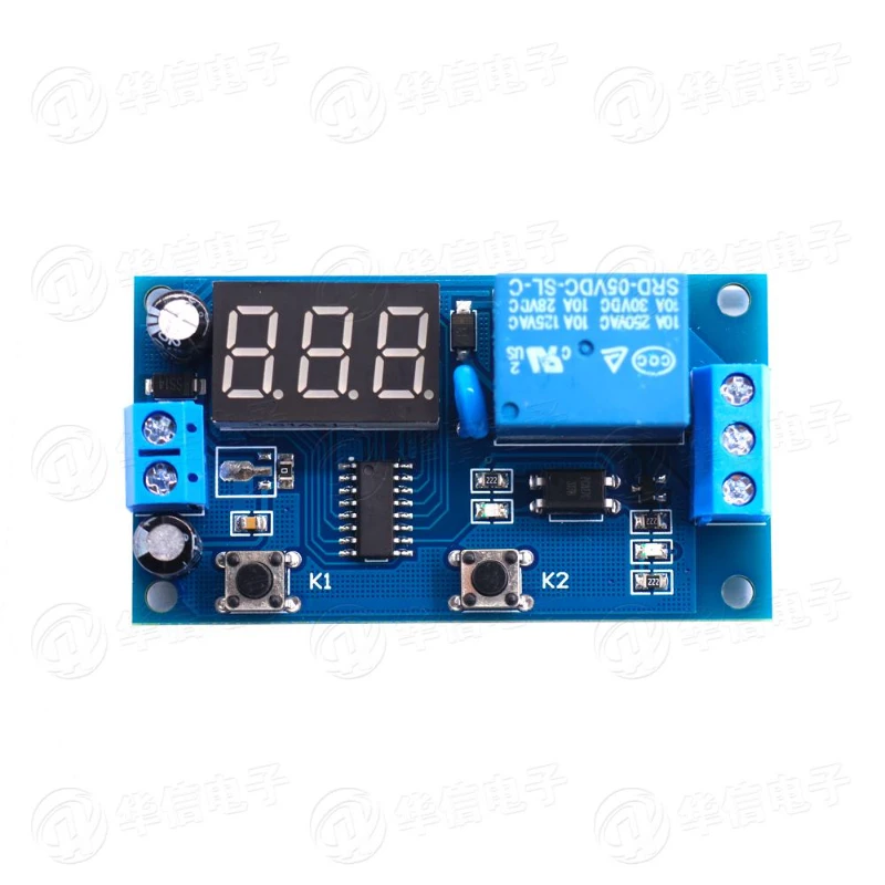 Intermittent Infinite Cycle Countdown Switch Controller Timer Relay Module 5V12V