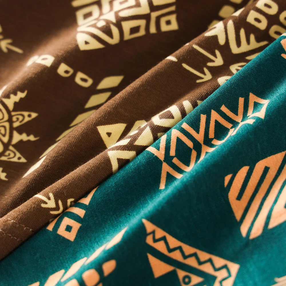 ks/balení 100% bavlněné dámské kalhotky s vintage potiskem, super měkké, hygroskopické, prodyšné, spodní prádlo s vysokým elastickým pasem - náhled 3