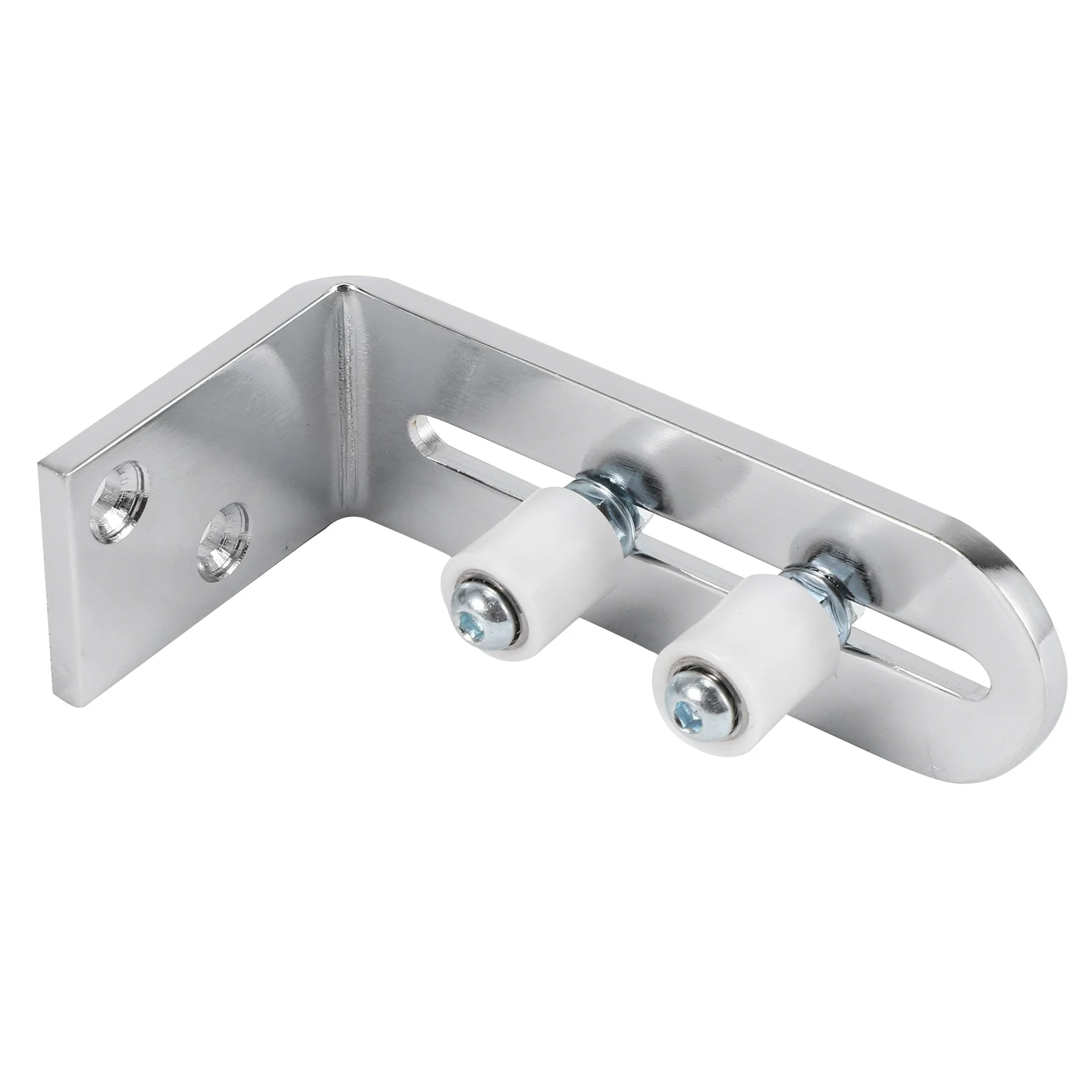 Exquisite-Floor Guide For Bottom Of Sliding Barn Doors Adjustable Wall Mount Stay Roller Guide Ball Bearings