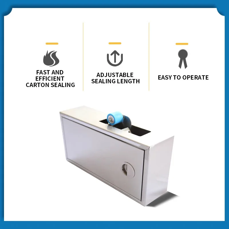 نوع صغير سطح المكتب عملية سهلة مستودع الشريط موزع آلة التعبئة آلة ختم السدادة