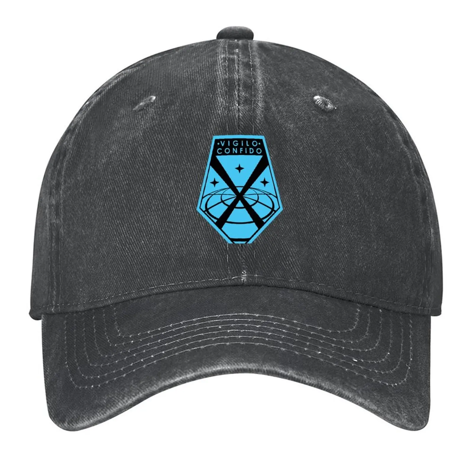 

Vigilo Confido XCOM Logo Classic T-Shirt Baseball Cap Hat Man Luxury Sunhat Luxury Cap Golf Hat Mens Hats Women's