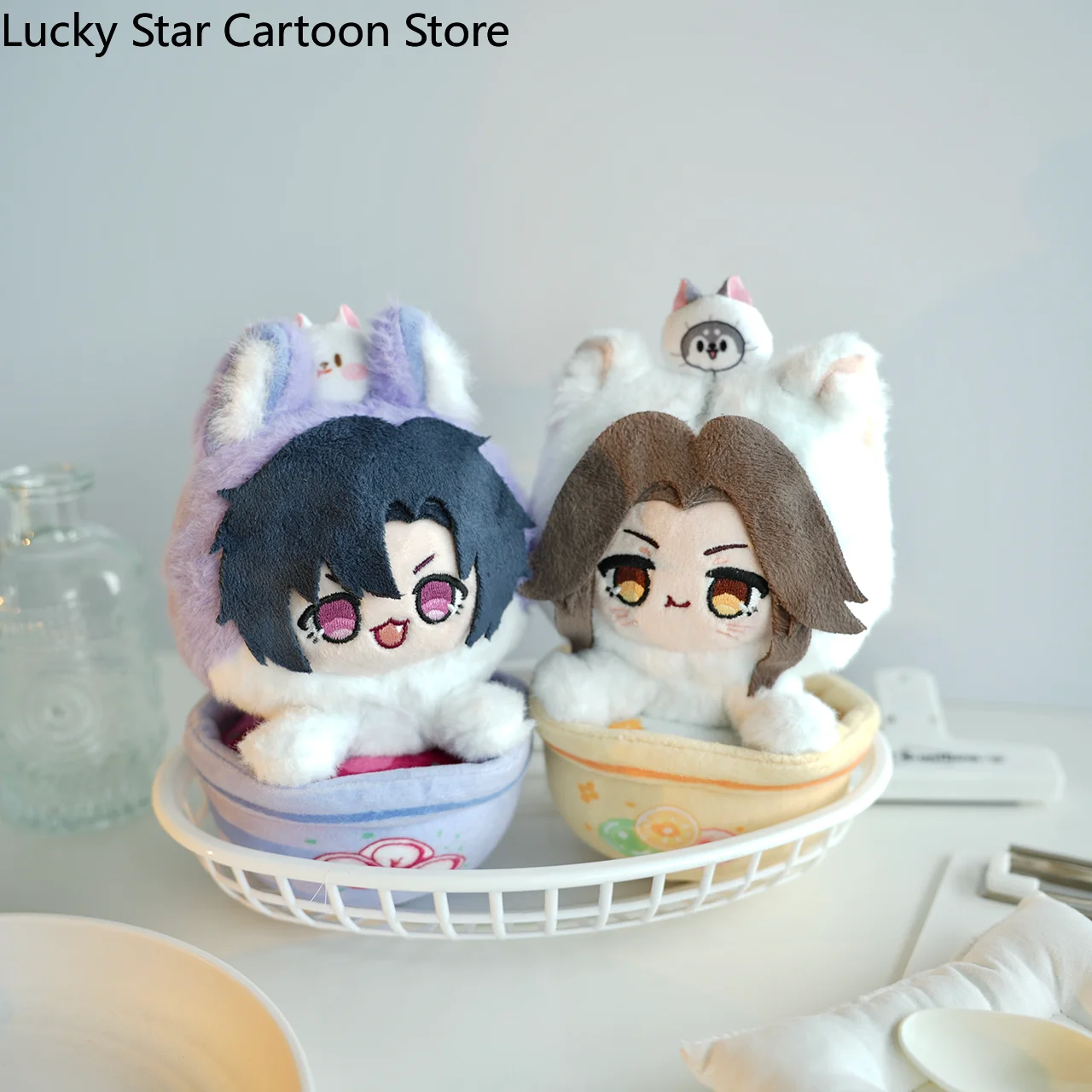 

Game The Husky and His White Cat Wanning Mo Ran 20cm Cartoon Figure Idol Dress Up Anime Kawaii Cosplay Birthday Gift Pillow