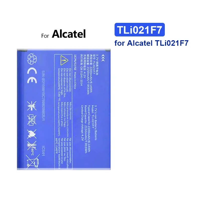 Battery 2200mAh-5000mAh For Alcatel 3 3X 5 A3 OT-5046 joy Tab 2 OT-5047U OT-5080 5080X TLP048A8 TLp025J1 TLi021F7 TLP038C7