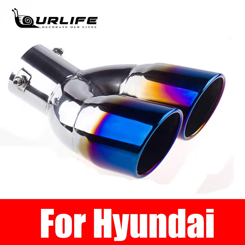 AX Exhaust Muffler Tip For Hyundai Tucson ix35 For Kia Sportage 2011-2019 TailPipe Tailpipe Finisher End Trim Mufflers Tip Cover