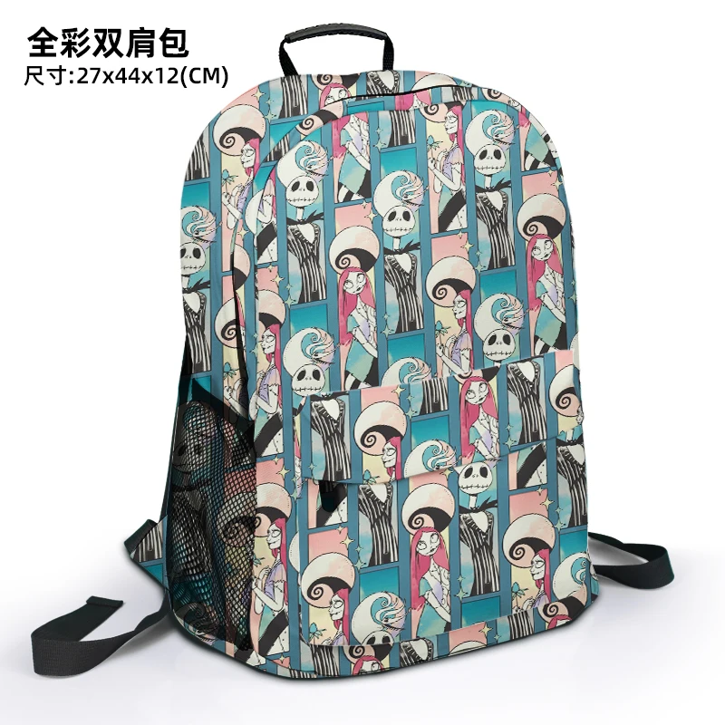 

Disney Nightmare Before Christmas B7170 Anime Customized Backpack Rucksacks Cartoon Bag Travel Knapsack Gift