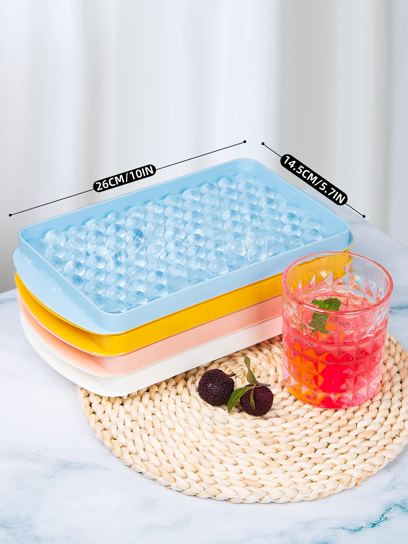 1pc Silicone Ice Cube Mold 104 - Ice Mold Sphere ulasan dan harga