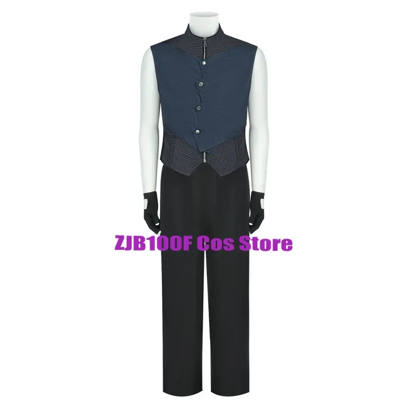 ZJB Vergil juego de Cosplay Demon Cosplay hombre Dark Slayer negro gabardina larga uniforme traje con peluca accesorio de juego para hombres