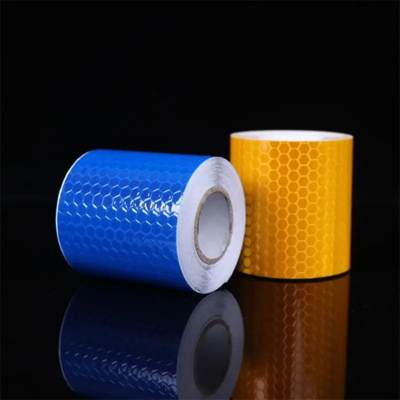 1PCS 100cm*5cm Car Reflective Safety Warning Car Decoration Sticker Reflector Protective Strip Film Auto Motorcycle