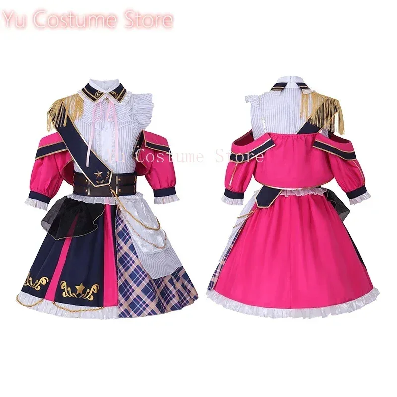 

CyAnime Oshi No Ko Ruby Hoshino Cosplay Costume Wig Stage Uniforms Rubii Cosplay Halloween Party Shiny Colors Fancy Yu Costume