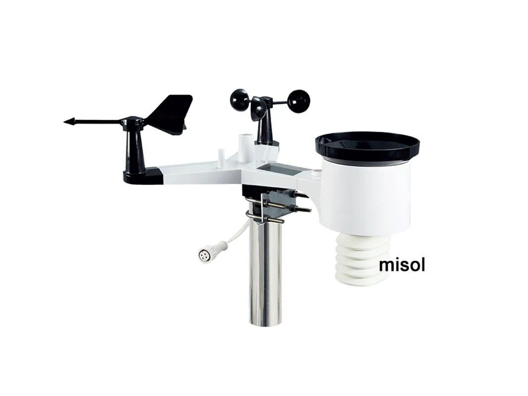 misol weather station with RS485 port, 4 wires cable, with cable length (10 meter)