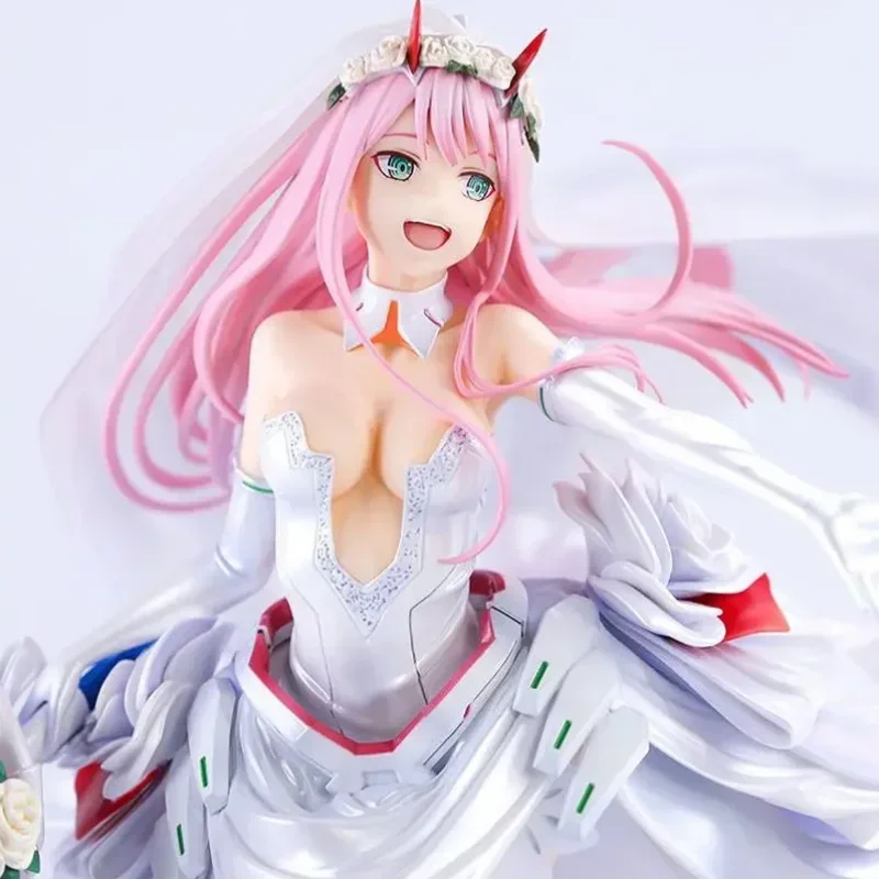 

27cm Darling In The Franxx Zero Two 02 Sexy Girl Anime Figure Zero Two For My Darling Wedding Action Figure Adult Toy Gift