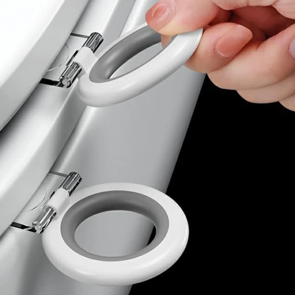 

2Pcs PCTpr Toilet Seat Lifter Sanitary Hands Free Solution For Elderly Kids Family Avoid Touching Lid Lifters Accessories