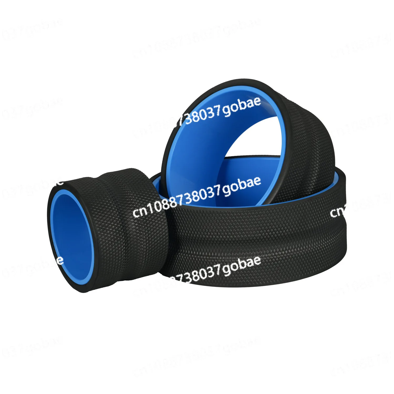 

New three-piece combination open back yoga wheel, beginner fitness back bend roller Pilates ring