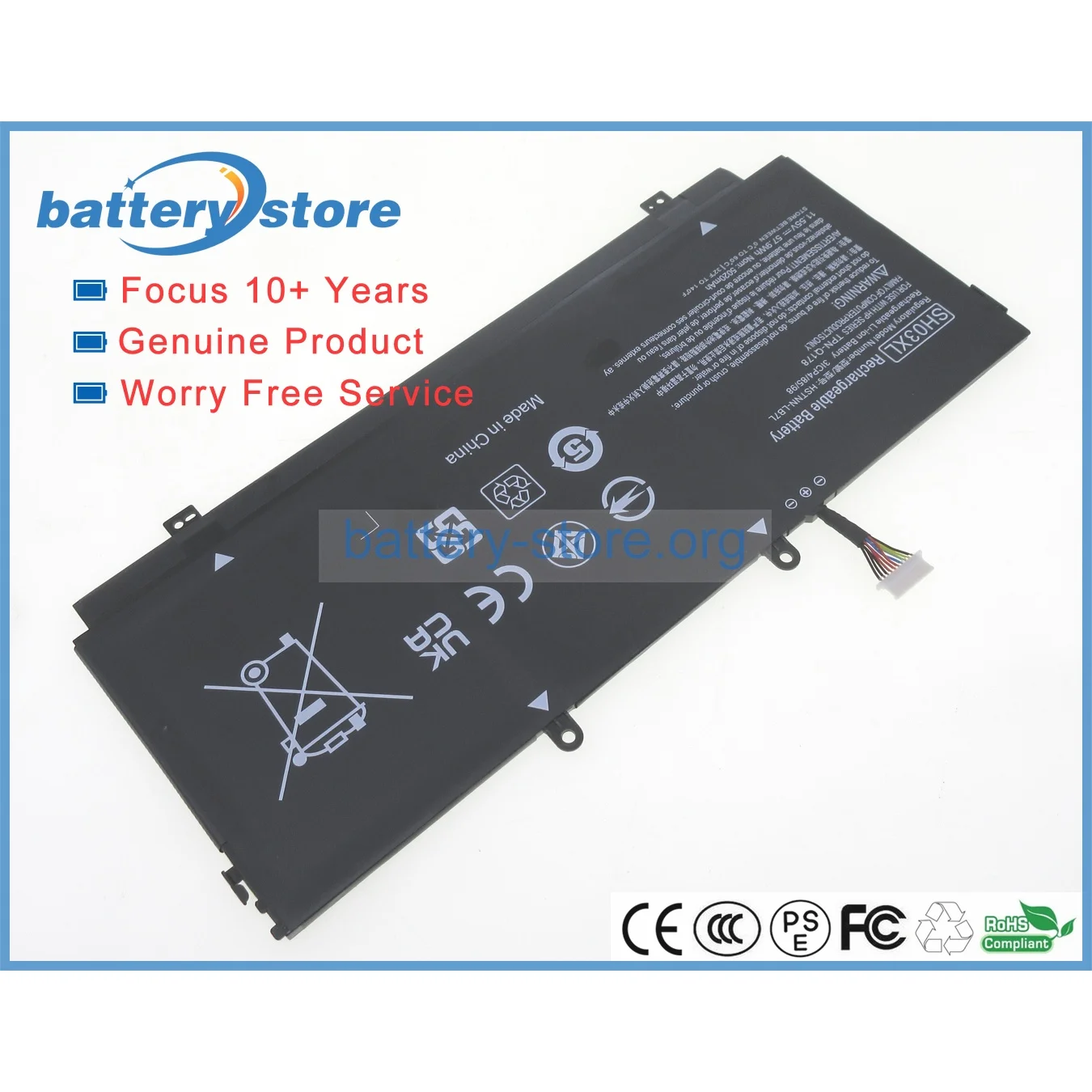 Genuine Original Laptop Batteries for SH03XL,HSTNN-LB7L,859356-855,3ICP4/85/98,Spectre x360 13-ac004tu,13-ac007tu,11.55V,3 Cell