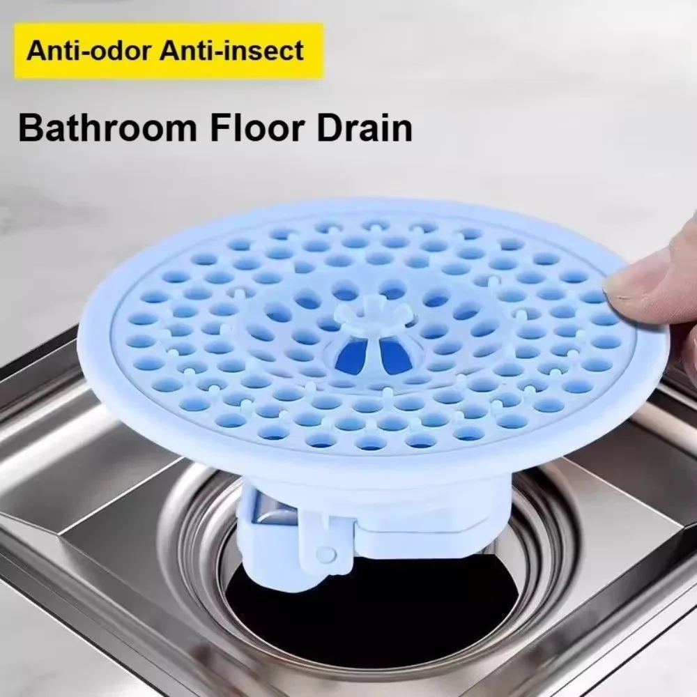 New Anti Odor Floor Drain Cover Insect Proof Strainer Hair Catcher Strainer Sink Drain Core Universal Application