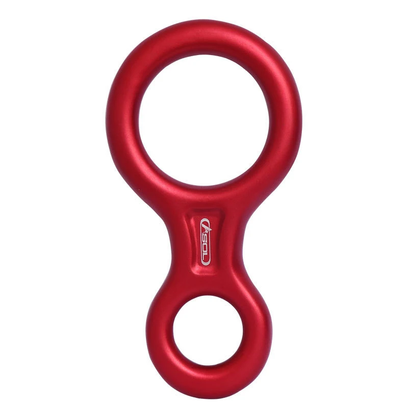 

Rescue Figure 8 Descender Climbing Gear Downhill Equipment Rigging Plate Aluminum Alloy Outdoor Climbing Figure 8 ring