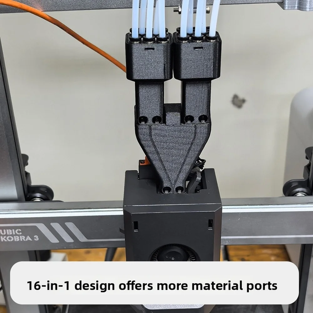 Filament Hub Extruderhub for For KOBRA 3 and S1C Series For 3D Printers with Tapered Integrated Layout and Cable Management