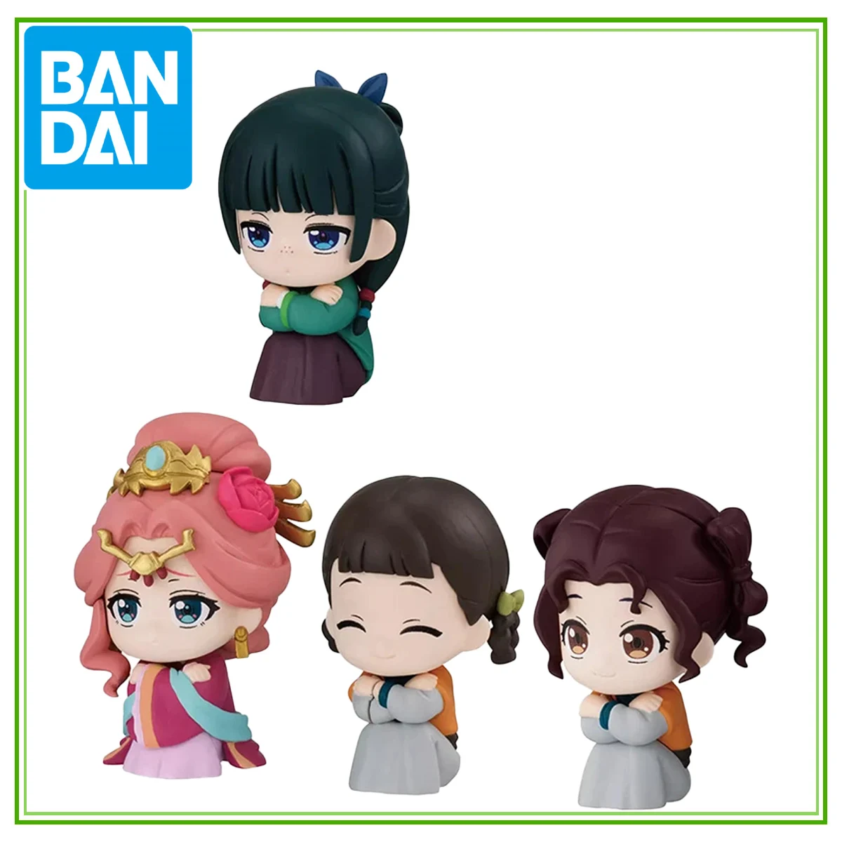 

Оригинальная модель автомобиля BANADI The Apothecary Diaries Jinshi Maomao Gashapon, ПВХ, оптовая продажа, дропшиппинг