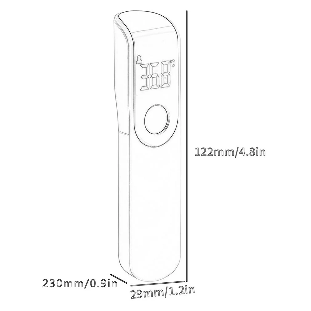 USB Rechargeable Electronic Thermometer LED ℃℉ Infrared Medical Forehead Thermometer Non Contact Body Temperature Fever Baby