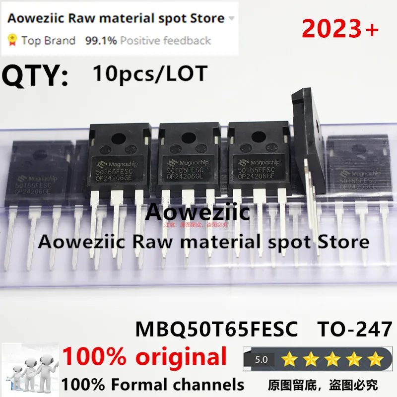 Aoweziic 2023+  100% New Imported Original  MBQ50T65FESC  50T65FESC  MBQ50T65 TO-247 Inverter of IGBT Pipe Welder