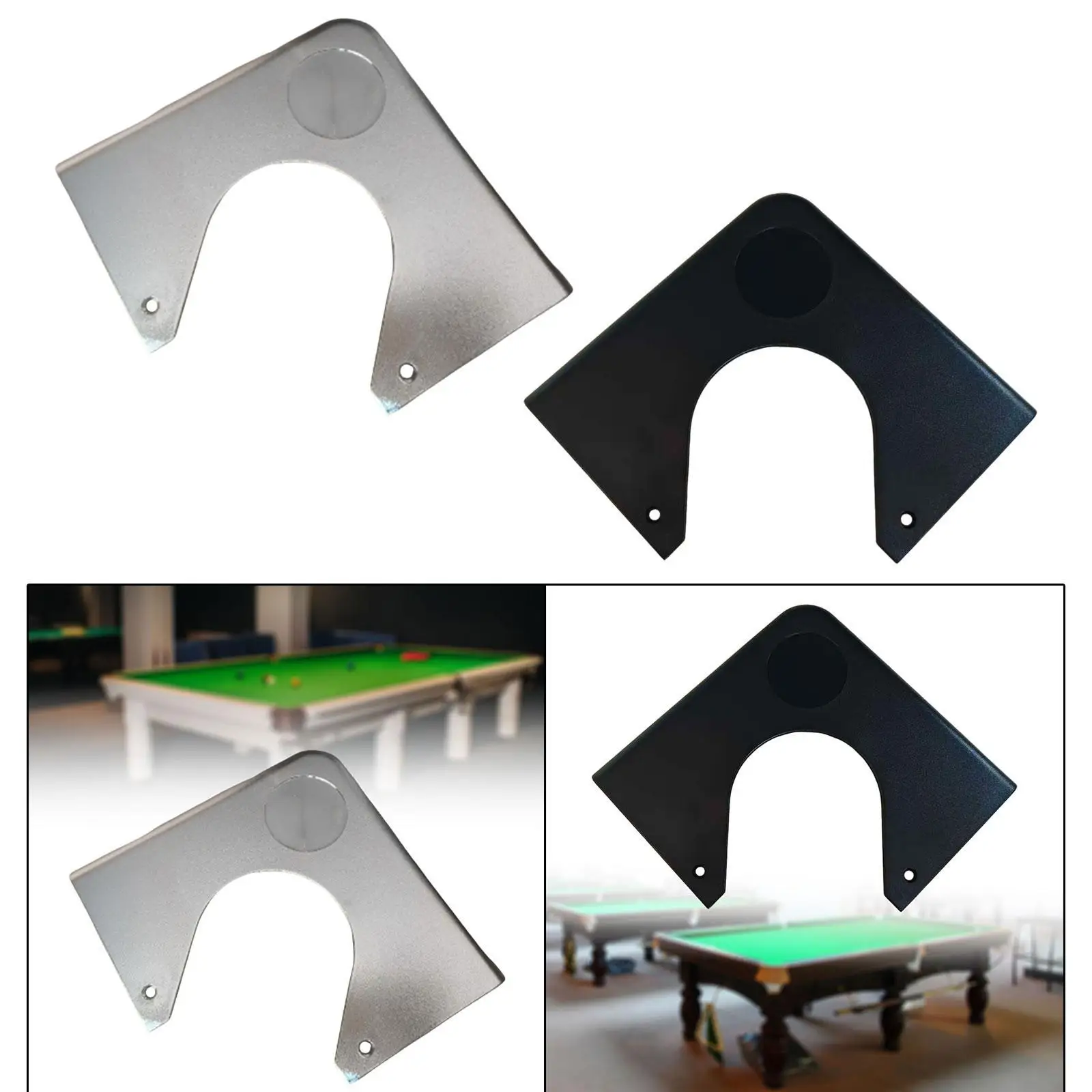 

Pool Table Chrome Corner Snooker Table Corner Sturdy Billiard Table Parts Portable Bracket for Billiard Accessories
