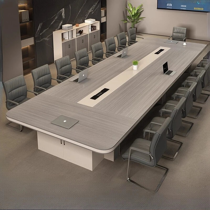 

Скандинавский завод, небольшой прочный современный конференц-стол, набор столов, настольный стол для 8-местного кабинета, стол для встреч, настольная мебель