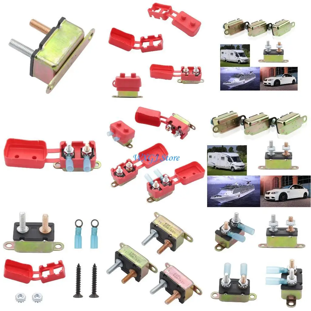 

37JE 20A 30A 40A 50A Universal Automatic Auto Truck Manual Reset Bolt Protect Screw with Cover