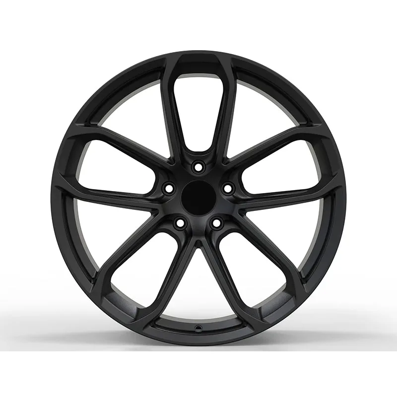 Luxury Customized Forged Alloy Wheel Rims 6061-T Matt Black 18-24 Inch Racing Car Wheel