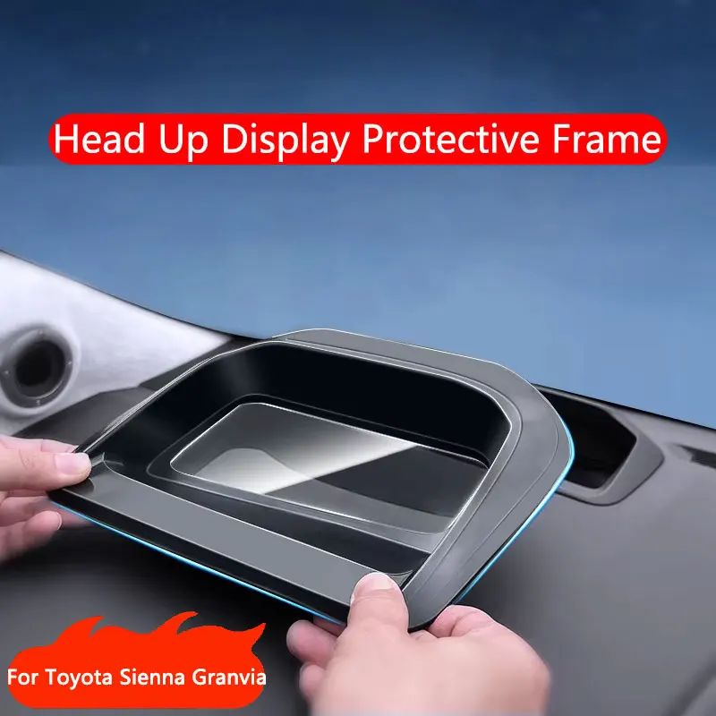 

Head Up Display Protective Frame For Toyota Sienna Granvia 2021 2022 2023 2024Car HUD Display Protective Cover Frame Accessories