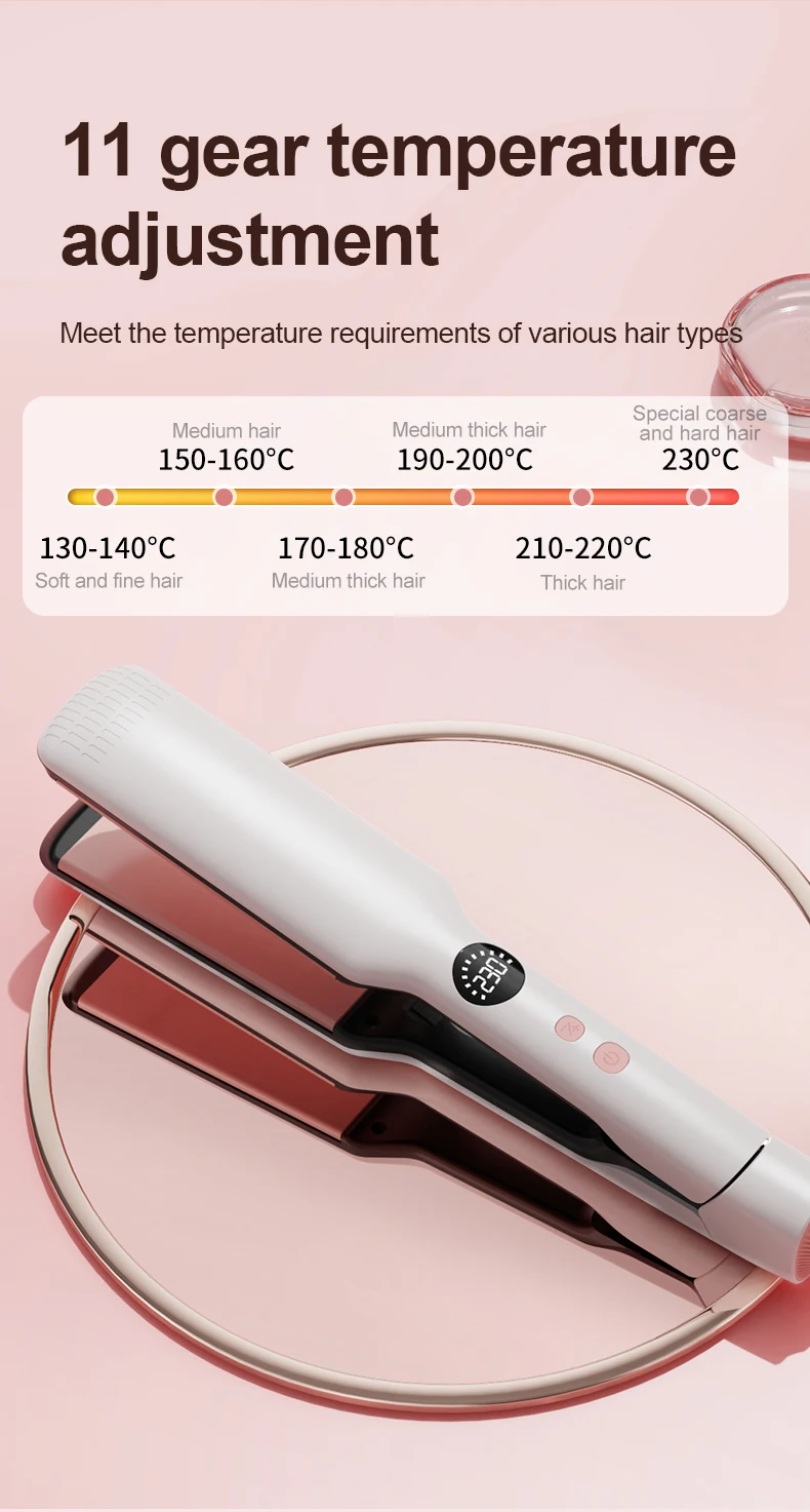 Cyclone Lockenstab 1-Zoll Keramik-Lockenstab, Einstellbare Voreingestellte Temperatur, Geeignet für Alle Haartypen, Salon-Qualität – Detail 10