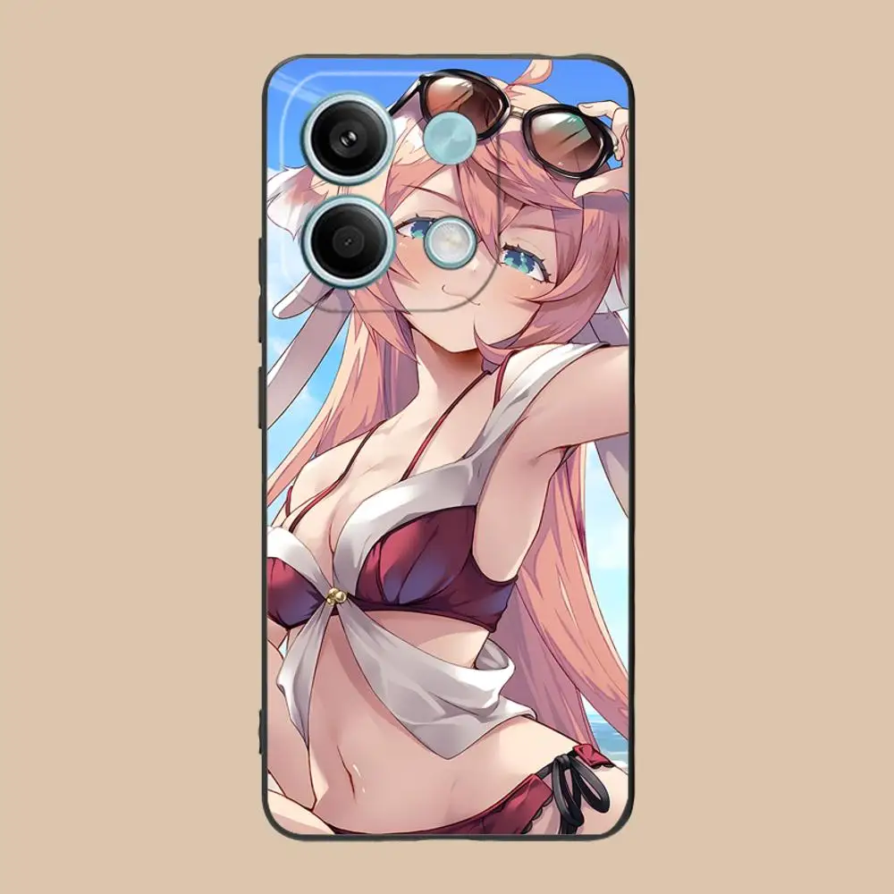 جراب هاتف محمول Genshin Impact Ecchi لهاتف Xiaomi 15 14 13 12 Mi 11 T Ultra Lite Pro S X 5G طباعة ملونة واقية جميلة