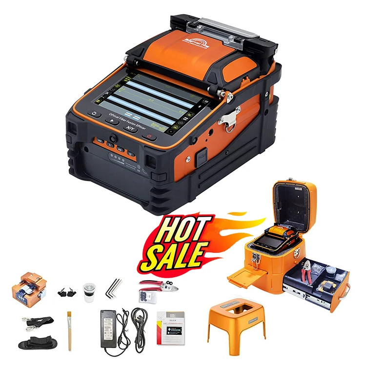 Fiber Fusion Splicer AI9 Splicing Machine Signal Fire AI 9 AI-9 Splicing Machine Fusing Mini Fiber Optic Welder Fusion Splicer