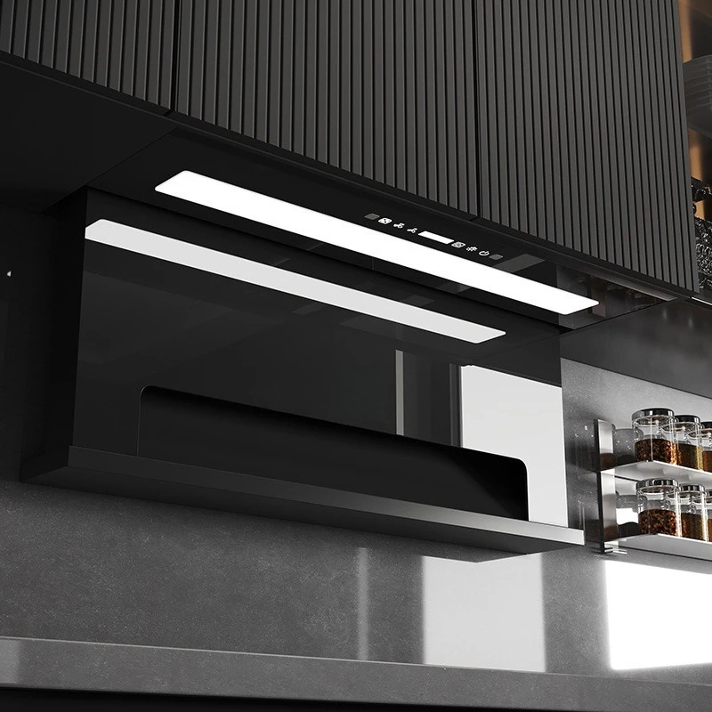 Range hood Hidden automatic lift range hood