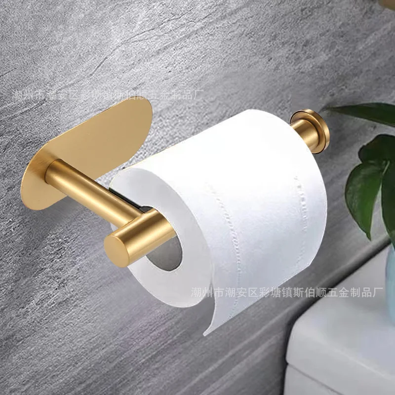 Bathroom Roll Holder Cross-border Stainless Steel Paper Towel Holder Bathroom Multi-functional Toilet Paper Holder Toilet image 6