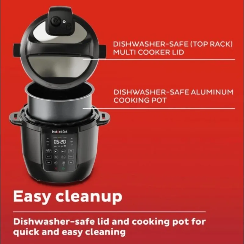 Instant Pot RIO Chef Series 6 Qt Pressure Cooker and Multi-Cooker - Perfect for Cooking Delicious Meals