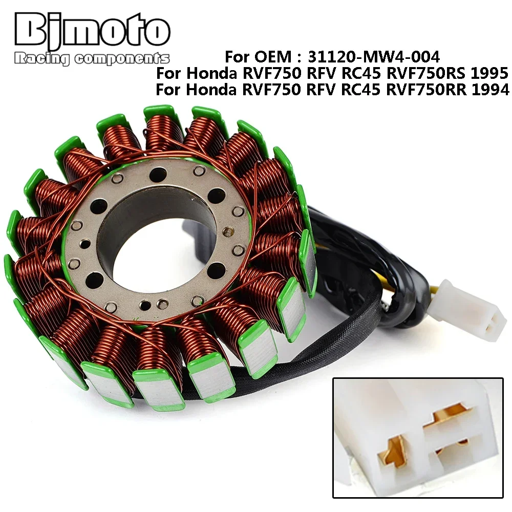 

Motorcycle Stator Coil For Honda RVF750 RFV RC45 RVF750RS 1995 RVF750RR 1994 31120-MW4-004 Magneto Engine Generator Coil