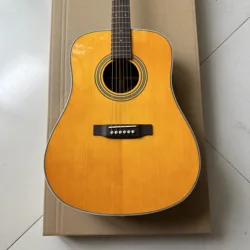 41 inch D28 series solid wood polished acoustic wood guitar