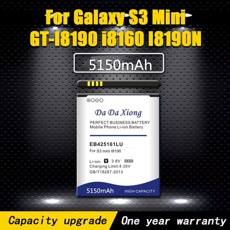 

Оригинальный аккумулятор EB-L1M7FLU EB-F1M7FLU 1500 мАч для Samsung Galaxy S3 Mini GT-I8190 i8160 I8190N GT-i8200 S7562 G313 WO