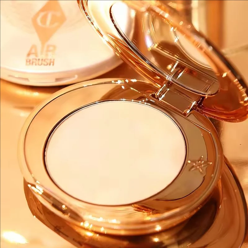 ファッションナチュラルマットフェイスプレスドセッティングパウダーファンデーションコンパクトコンシーラー新リップスティックディメンショナルベースメイクアップ化粧品