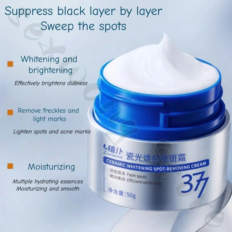 377 Niacinamide Cream Fades Spots, Firms Skin, Moisturizes, Refreshes and Brightens Skin, Improves Dry and Rough Skin 50g