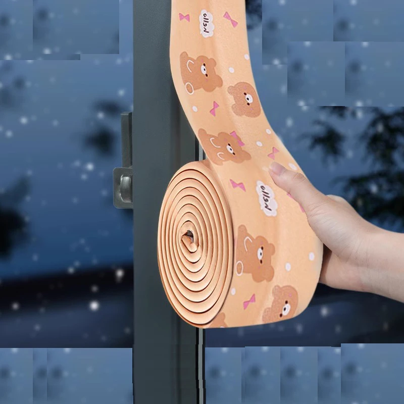 

Weatherproof Door Draft Stopper Seal Strip For Sliding Glass Doors Windows Sound Insulation Tape Bottom Gap Cover​